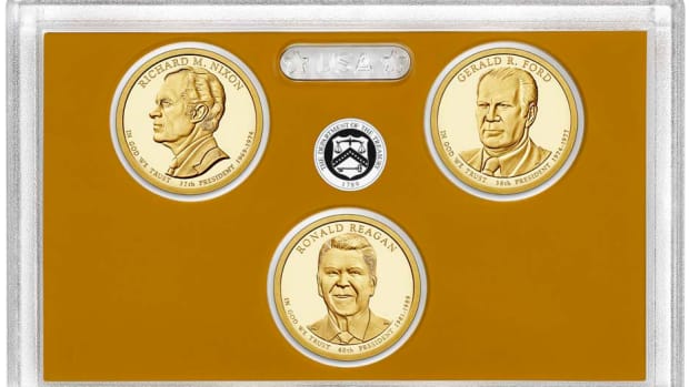 Nixon, Ford and Reagan Presidential dollars mark the last releases for the dollar coin series.