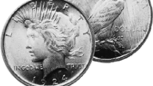Someday collectors might find that the 1924 Peace dollar price breaks away from its 1922 and 1923 cousins.