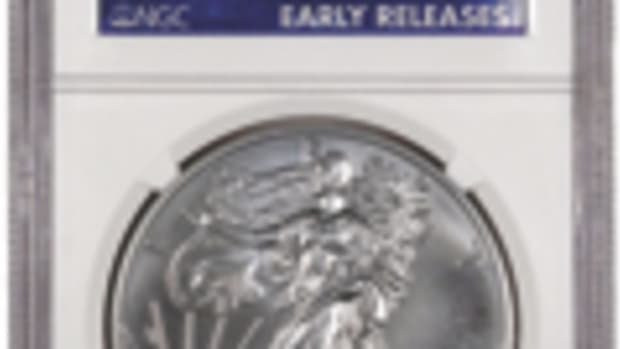 ngc slabbed san francisco mint silver eagle coin