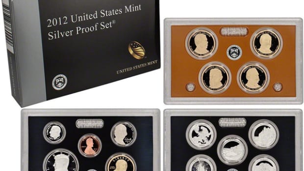 The 2012 silver proof set is one of the few modern proof sets with a premium - a market value of around $200 on a originally $61.95 set.