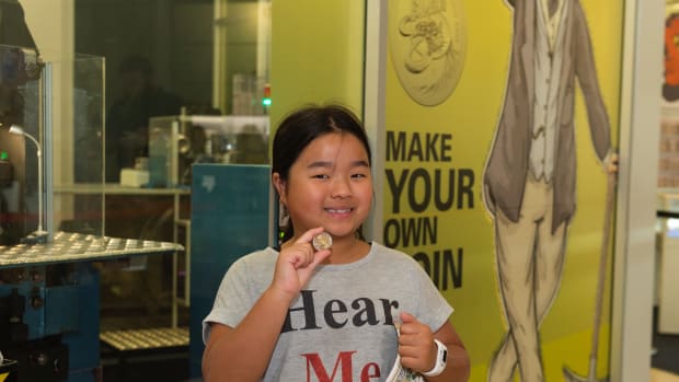 Caitlin Pang, First Coin of the Year Winner. Image courtesy Royal Australian Mint