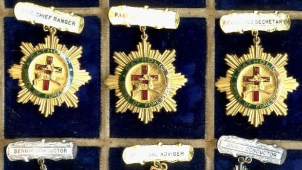 Catholic Order of Foresters, medals, ranks,