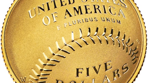 The $5 gold Baseball Hall of Fame coin sold out within a matter of hours after release