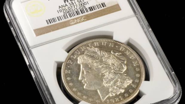 This Zerbe proof Morgan silver dollar was discovered after 40 years at the ANA.
