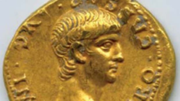 An ancient Roman gold aureus of the Emperor Nero was recently discovered at an archaeological site in Jerusalem.
