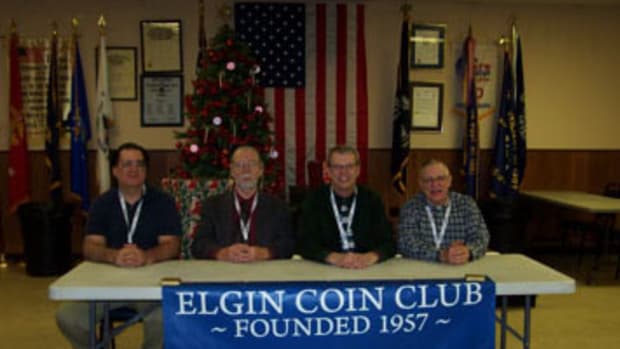 Elgin Coin Club officers