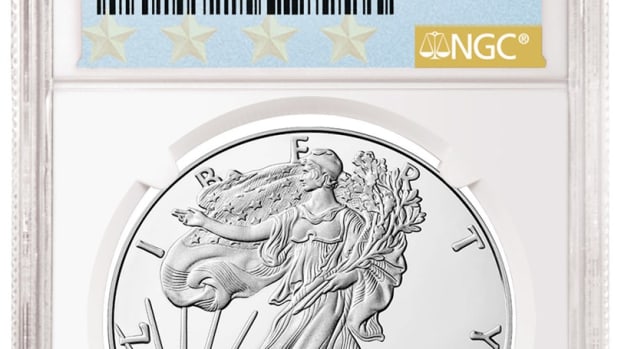 The new West Point Mint Gold Star label. Image courtesy of NGC.