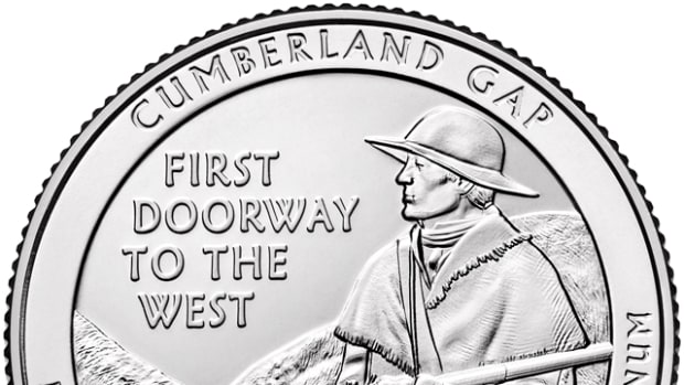 Cumberland Gap quarter debuts at an April 11 ceremony.