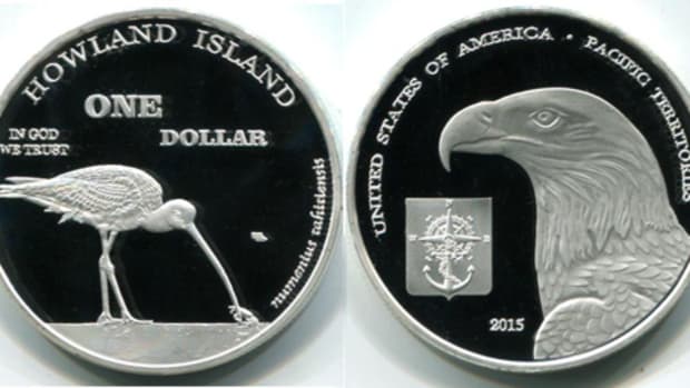 Howland Island coins are collectible, but they are non-circulating commemoratives. (Photo courtesy Joel Anderson.)
