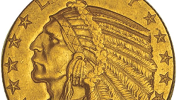 Looking to start a Indian Head half eagle set? You will learn to respect the 1909-O when you see its mintage and prices – an MS-65 example will set you back $550,000.