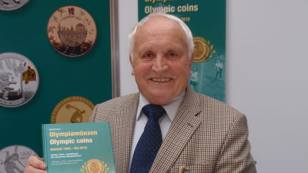 Albert Beck, founder and honorary president of the World Money Fair in Berlin has written a new modern Olympic coin guide book.