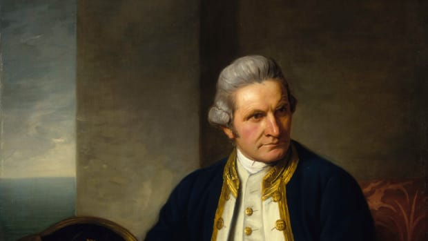 Captain James Cook(1728-1779). Nathaniel Dance.  BHC2628