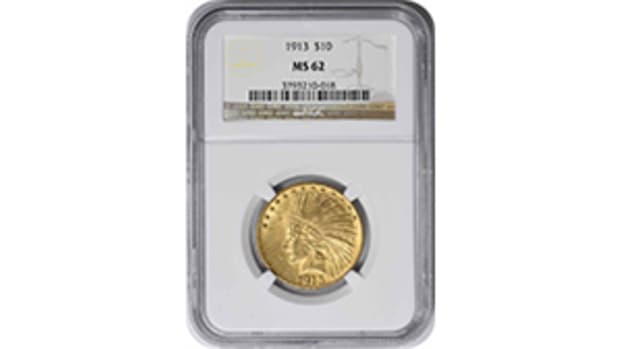 1913 $10 Gold Indian MS62 NGC