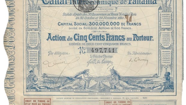 Pan. Canal bond 1880