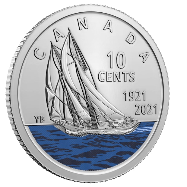 2017 Classic Bluenose Design Rare! Canada 10 Cent Dime Collection 