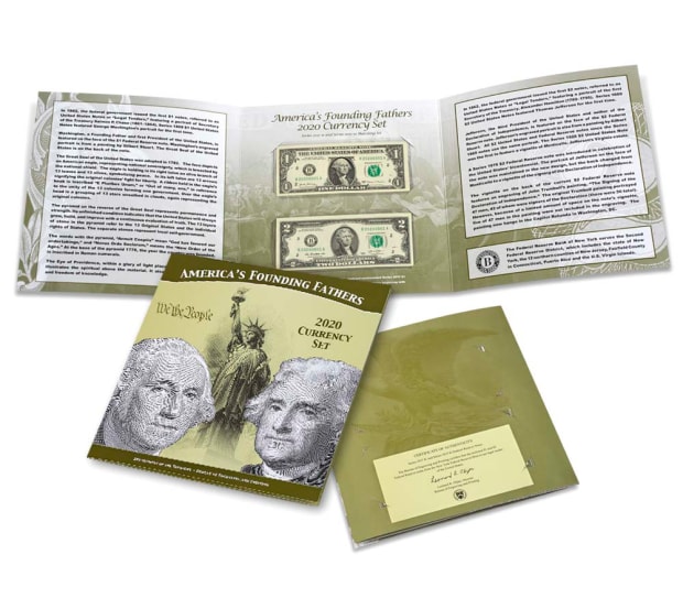 2018 America's Founding Fathers Currency Set 