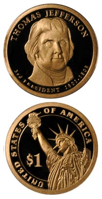  2007-S proof Jefferson dollar
