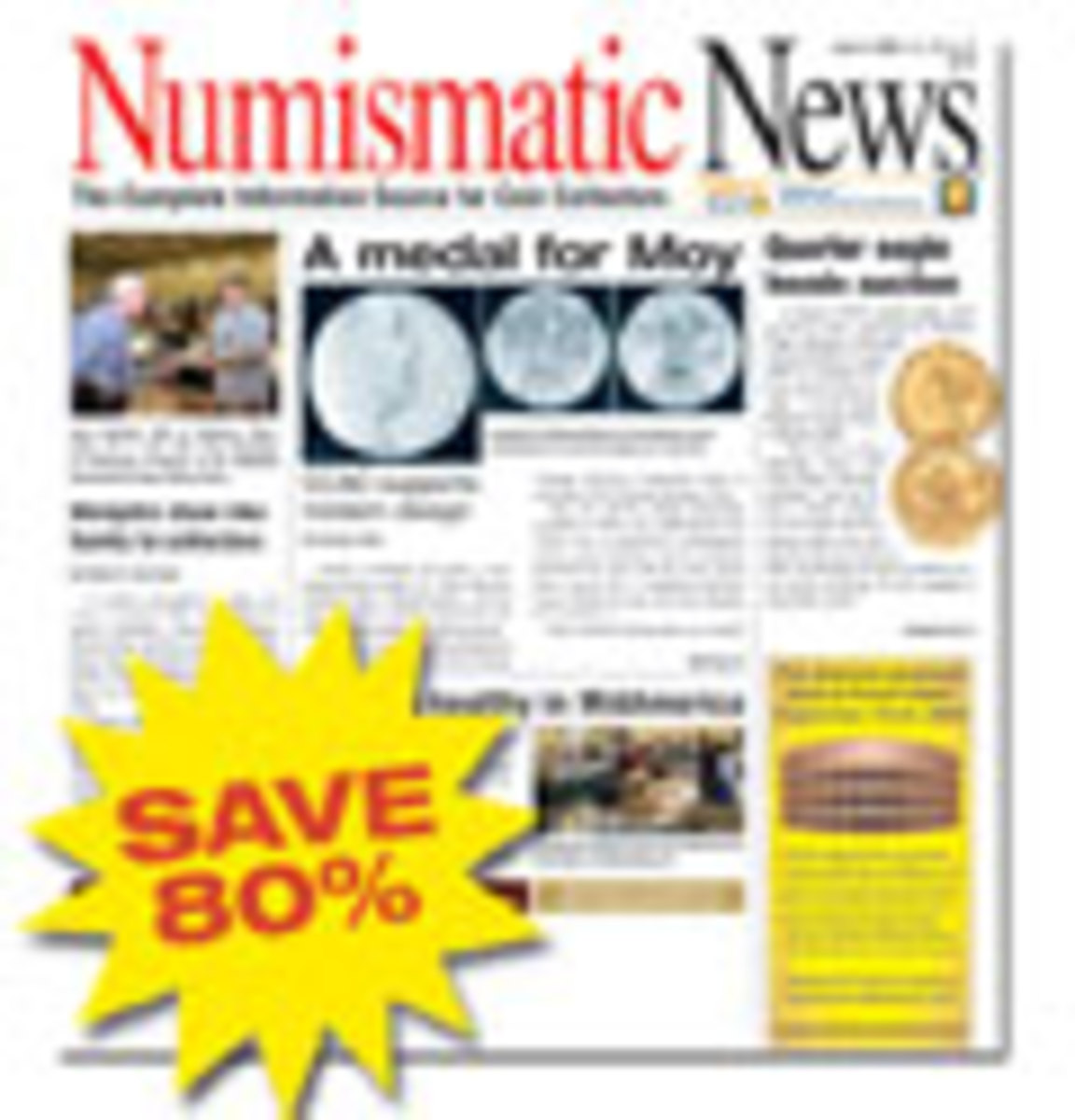 Numismatic News Magazine One Year Subscription