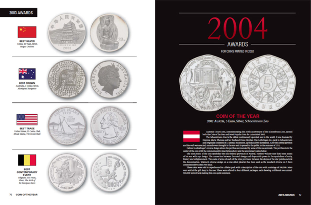 Order your copy of Coin of the Year today to see 30 years of amazing coin designs, concepts and innovations.