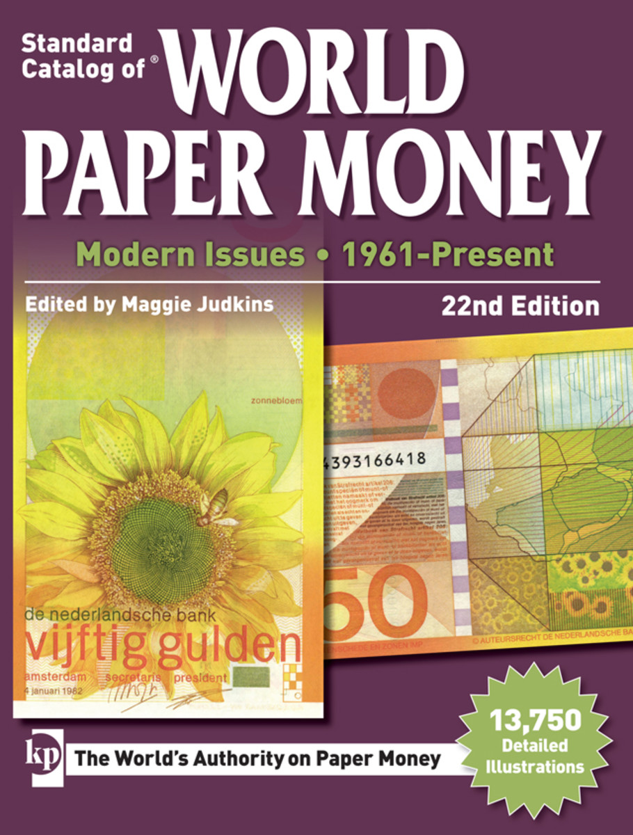 The Standard Catalog of World Paper Money, Modern Issues features more than 30,000 bank note values.