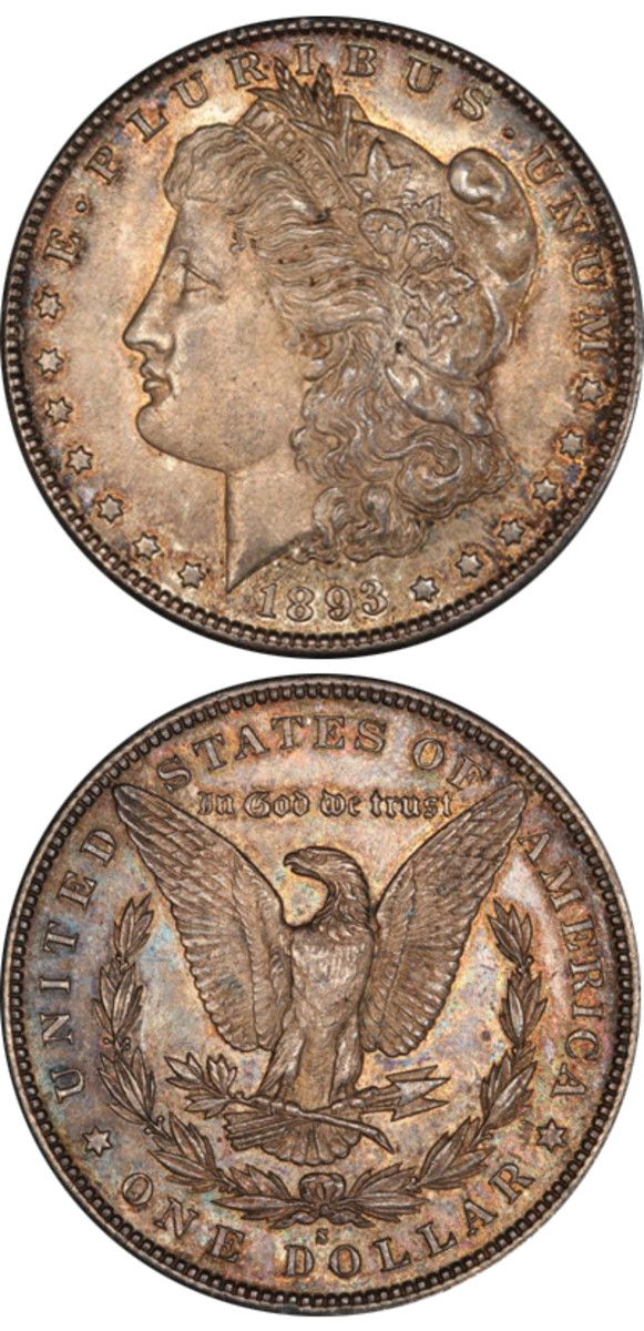 Now graded AU-58 by PCGS, an 1893-S Morgan dollar identified by Ron Guth turned out to be very good news to its unknowing owner.
