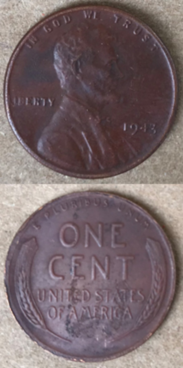  A seemingly rare 1943-P “copper” Lincoln cent disappointingly turned out to be a counterfeit.
