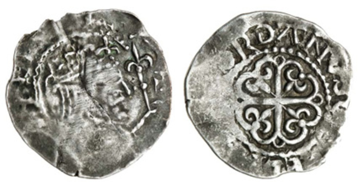  Rare and unusual penny of Henry of Anjou (S-1327) that carries an estimate of £1,500-£2,000 in aVF. (Images courtesy and © Spink)