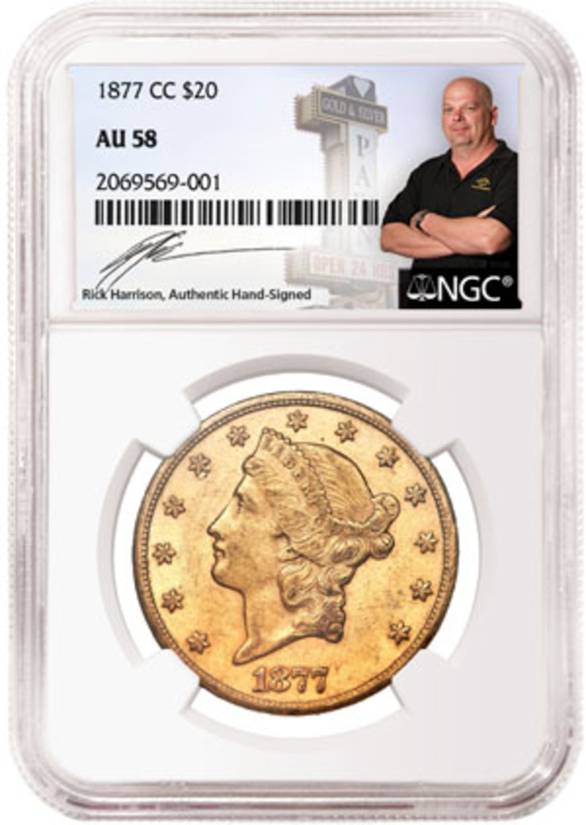  Rick Harrison’s photo and original signature will appear on a limited number of NGC slabs.