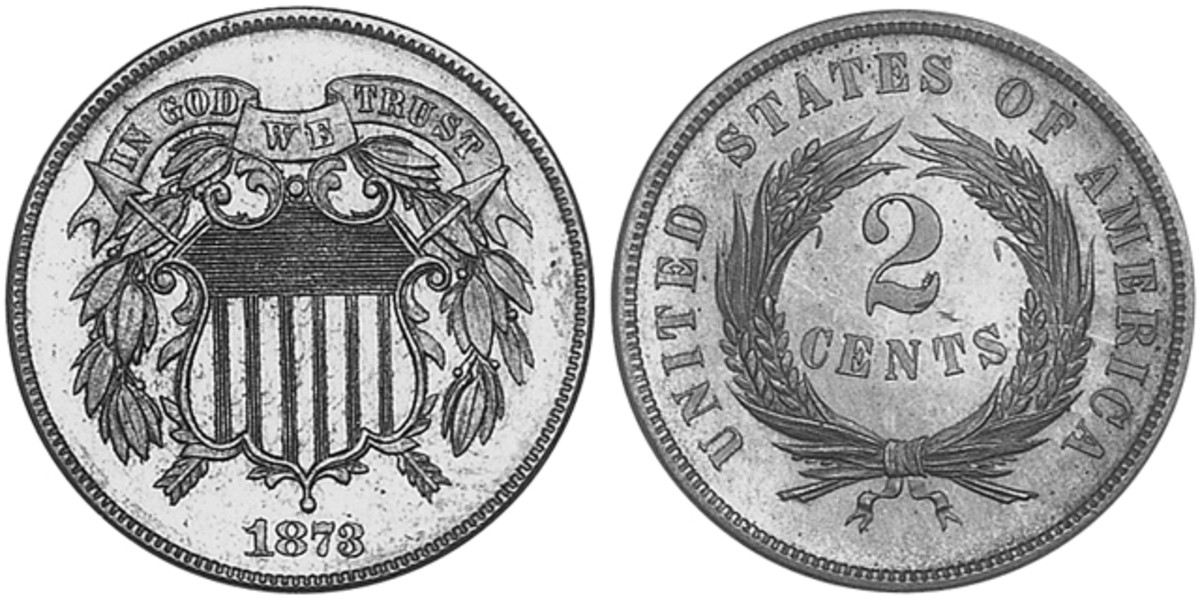 For a coin with a mintage of just 1,100 proof-only pieces and fewer than that surviving today, the 1873 two-cent coin is available and not as expensive some may think.