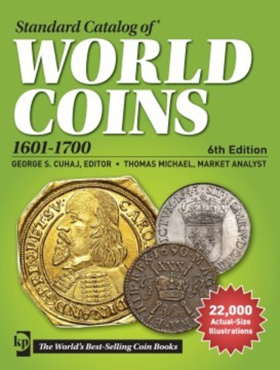 The Standard Catalog of World Coins 1601-1700 is the most complete volume on coins of the 17th century available on the market today.
