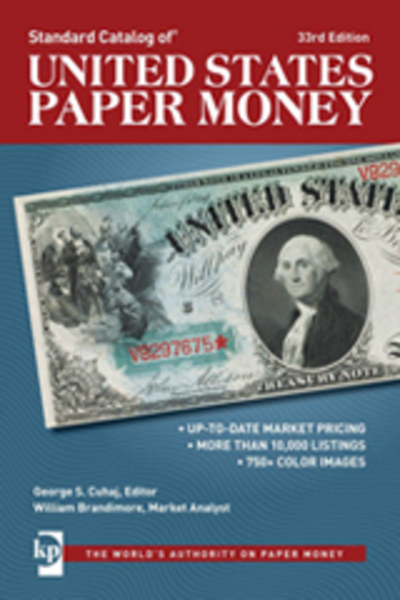 The newest edition of the Standard Catalog of U.S. Paper Money can be purchased on ShopNumisMaster.