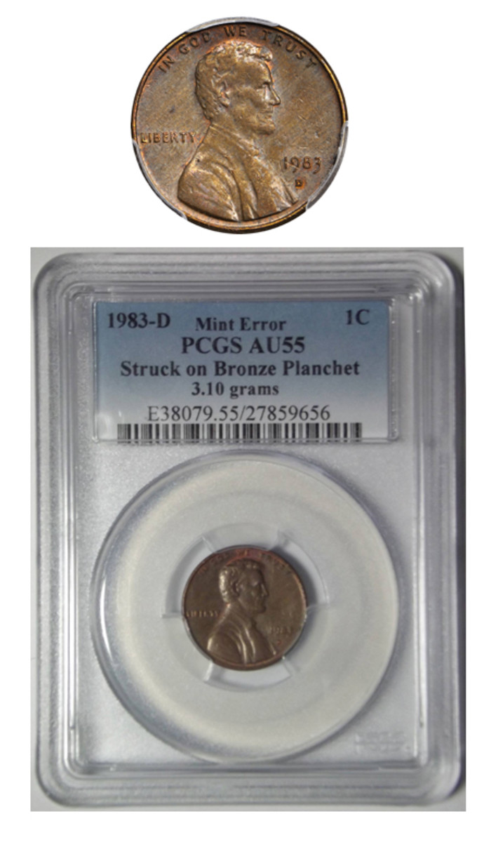  The owner of the copper 1983-D cent thinks selling it in the same auction as the 1982-D Small Date will likely lead to higher prices for both rarities.