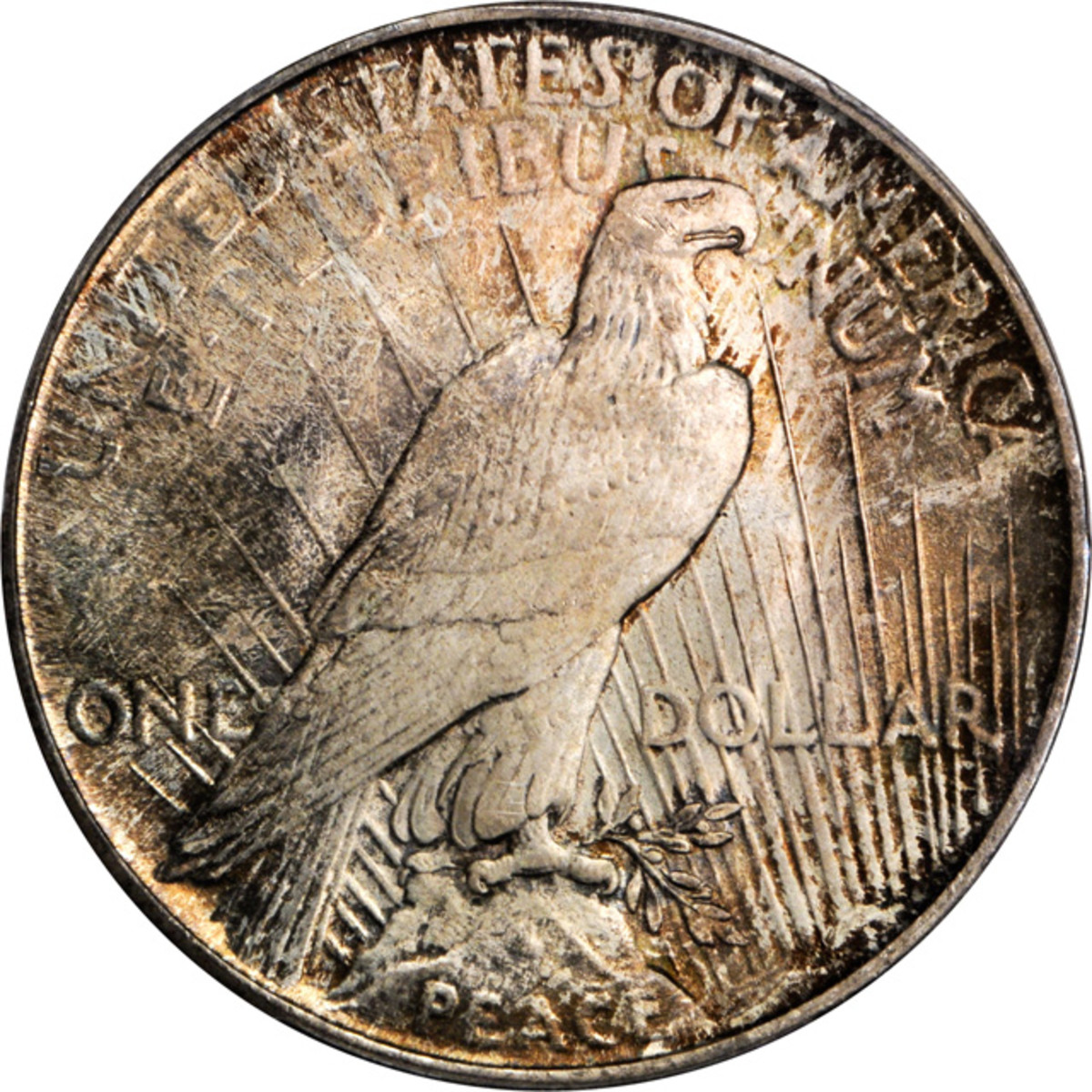 Lot 13169. 1922 Peace silver dollar. Early hub dies. PCGS MS-67). Ex: Raymond T. Baker Estate.