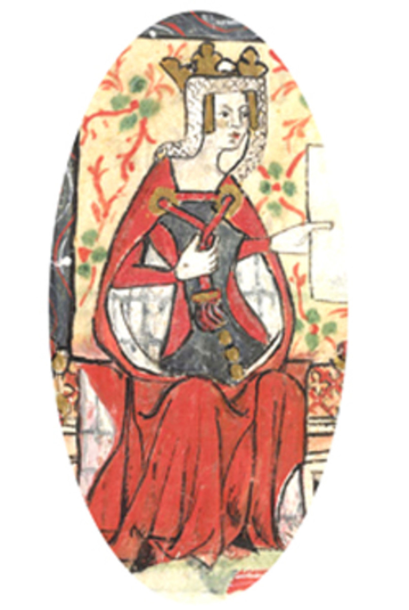  Empress Matilda appears in a 15th century illustration.