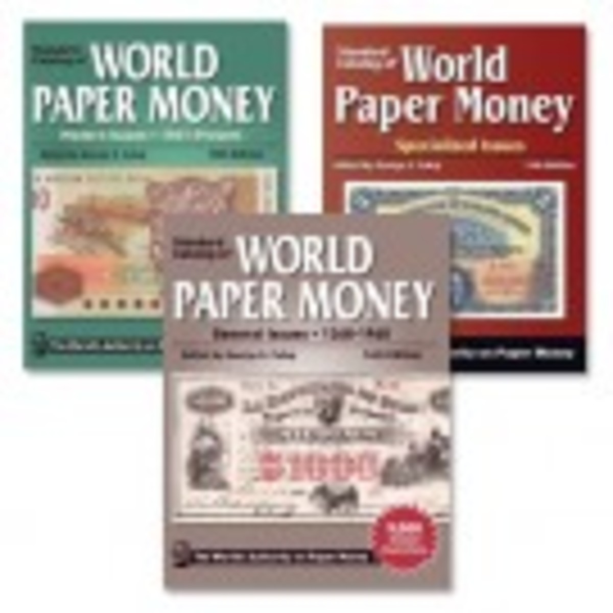 All three of the latest Standard Catalogs of World Paper Money in one package, for one low price.