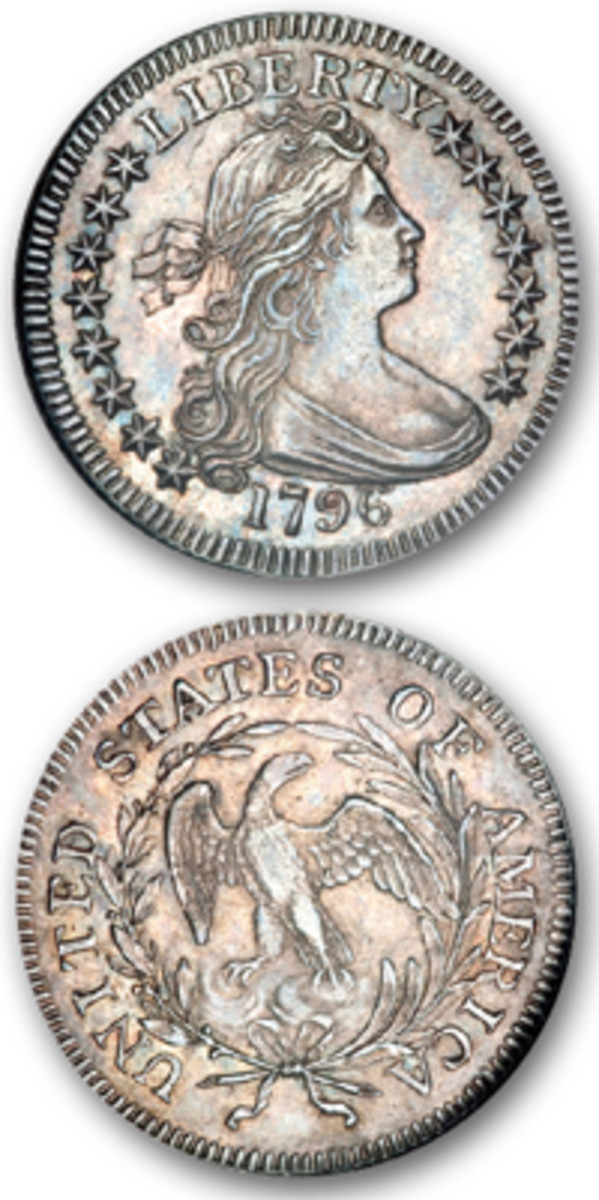  Quarter dollars were first coined in 1796. (Images courtesy of Heritage)