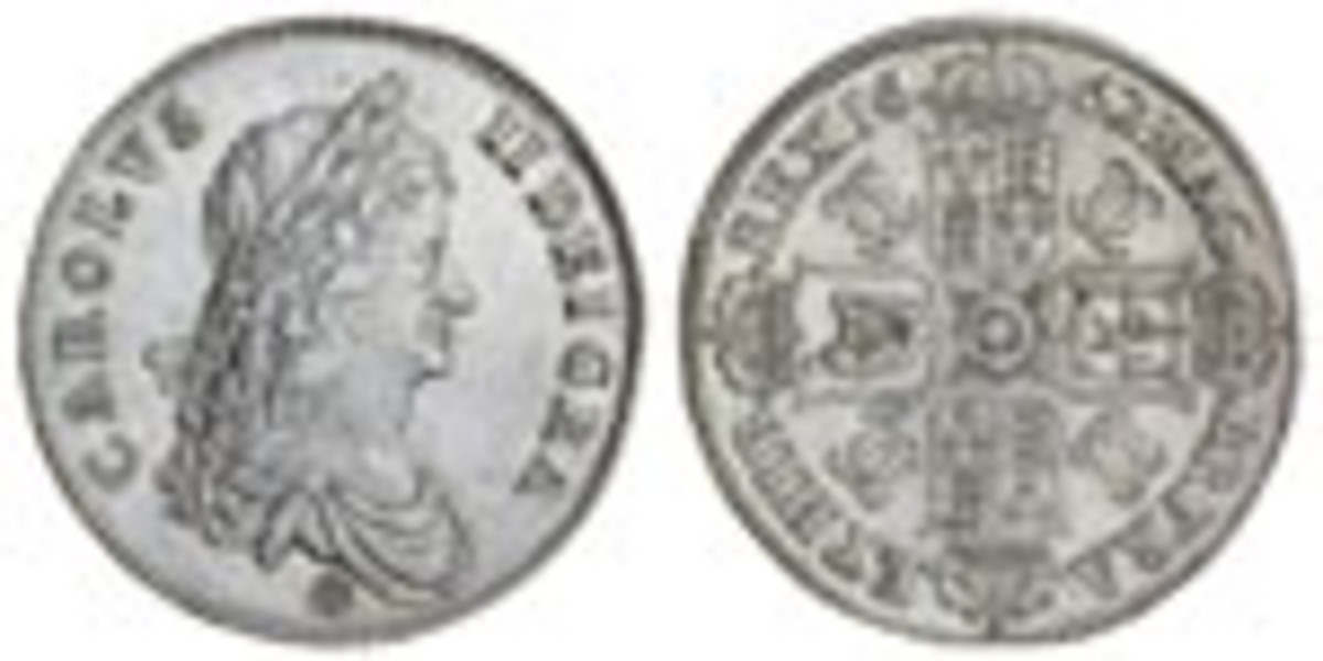 Top-selling, proof-like Charles II crown of 1662  (S-3350; KM-417.1).  In EF it realized $50,400 in the Spink sale of the Dr. Erik Miller collection. Images courtesy and © Spink.