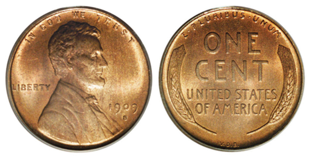  The 1909-S VDB Lincoln Cent can fetch a pretty penny these days, with prices ranging from $580 to $4,600. (Images courtesy Heritage Auctions)