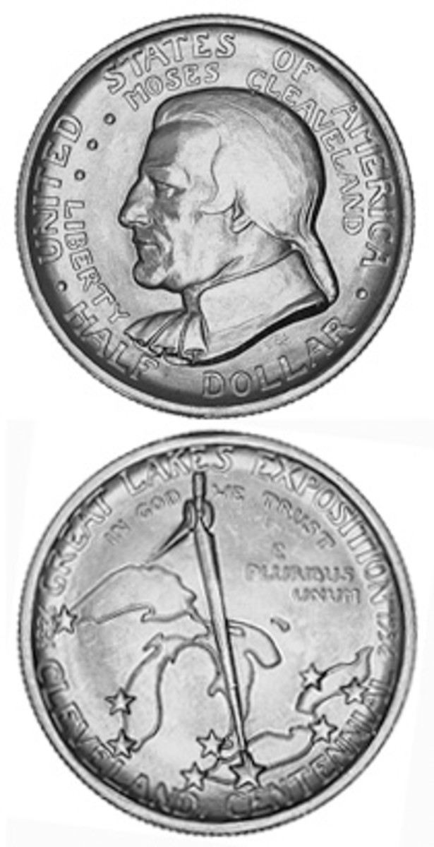  Among the flood of commemorative half dollars issued in 1936, the Cleveland Centennial/Great Lakes Exposition coin today offers more modest prices and a far better supply than most others.