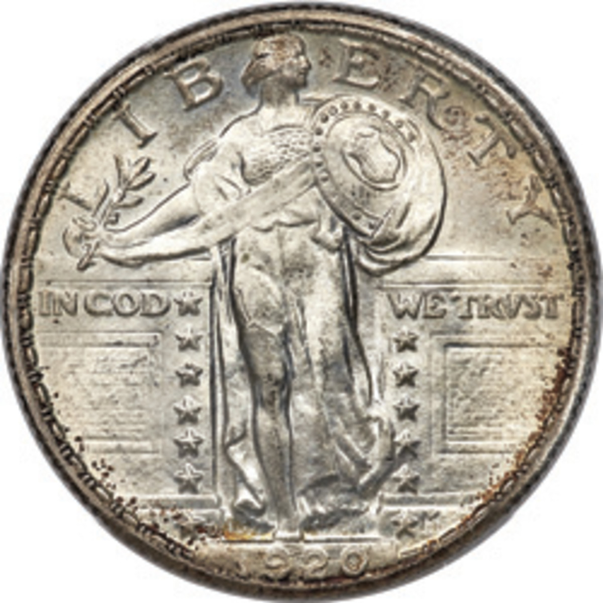  A Standing Liberty adorned the quarter from 1916 through 1930.