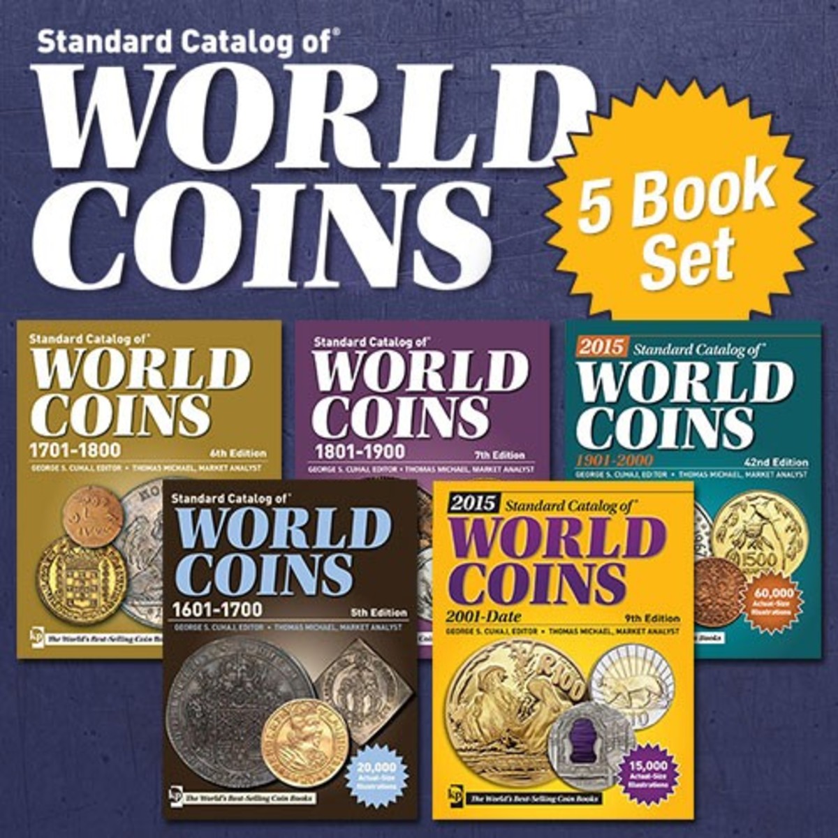 Standard Catalog of World Coins 5 Book Set - Numismatic News