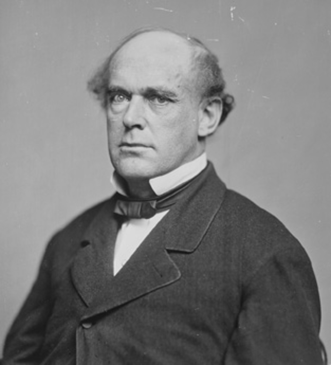  Salmon P. Chase, Secretary of the Treasury during the Civil War. (National Archives photo)