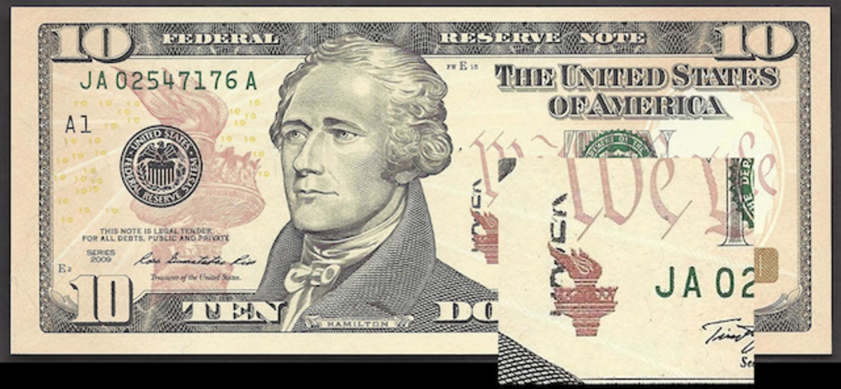 A pre-printed stock error worth $6,500 has been found on a Series 2009 $10 Federal Reserve Note.
