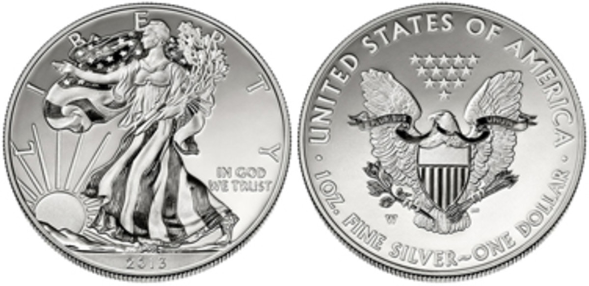 The 2013 Enhanced Uncirculated Silver American Eagle was nominated for the Best Silver Coin Category.