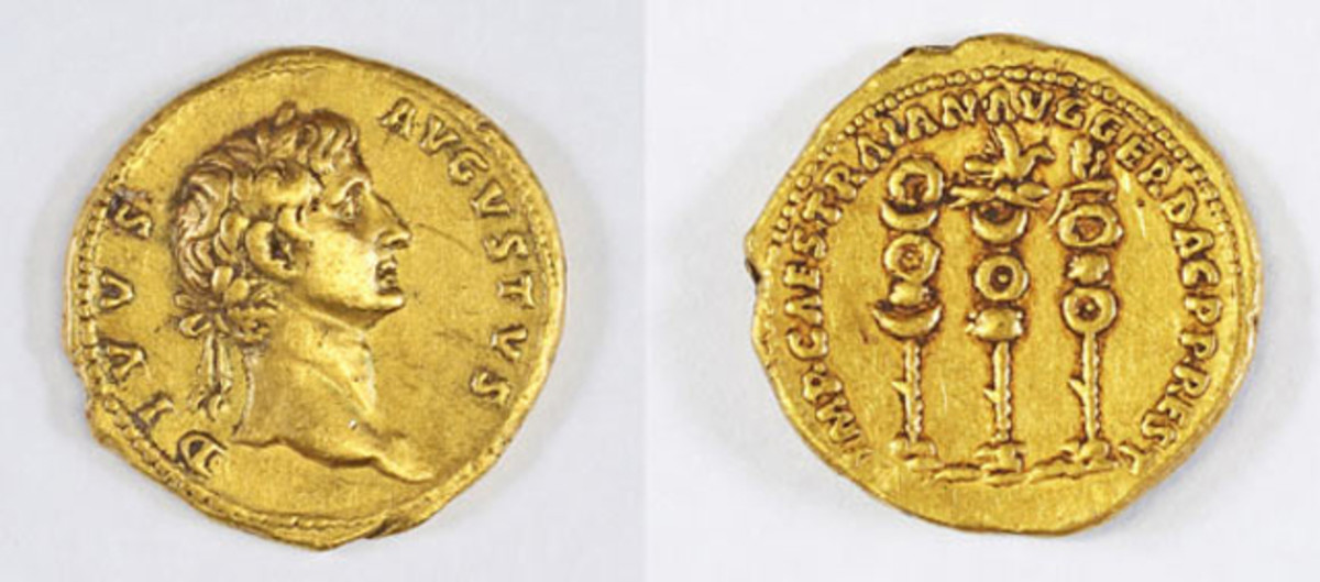 A Roman gold coin of Trajan found in Israel is only the second specimen of this type known.
