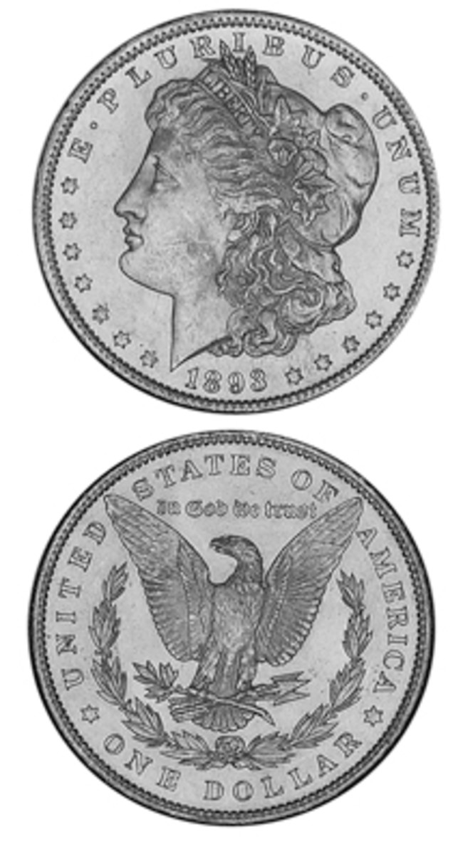  While pricing for lower-grade examples of the 1893 Morgan dollar reflects its small mintage, Mint State coins are priced more moderately than many Morgans considering the number struck.