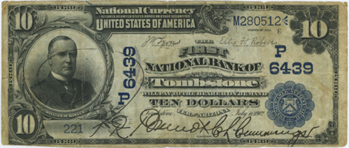 T. R. Brandt, whose vanity signature as cashier graces this wonderful Arizona territorial note, was not the type of man to hand over the bank’s till to a two-bit gun-toting robber in 1917.