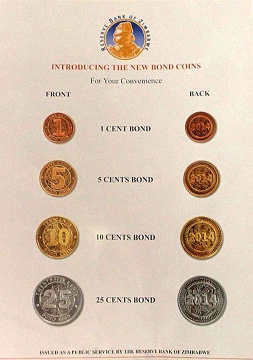 The Zimbabwe government is encouraging awareness and acceptance of the new bond coins.