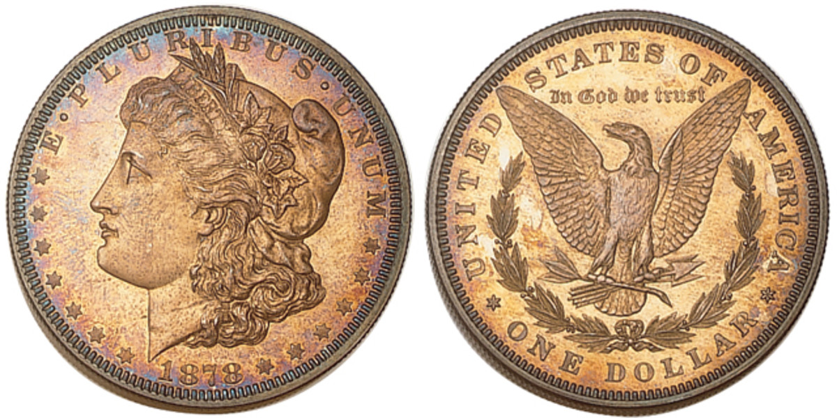 Coins like this 1878 eight-feather Morgan dollar may see an increase in demand as the collector market wakes up.