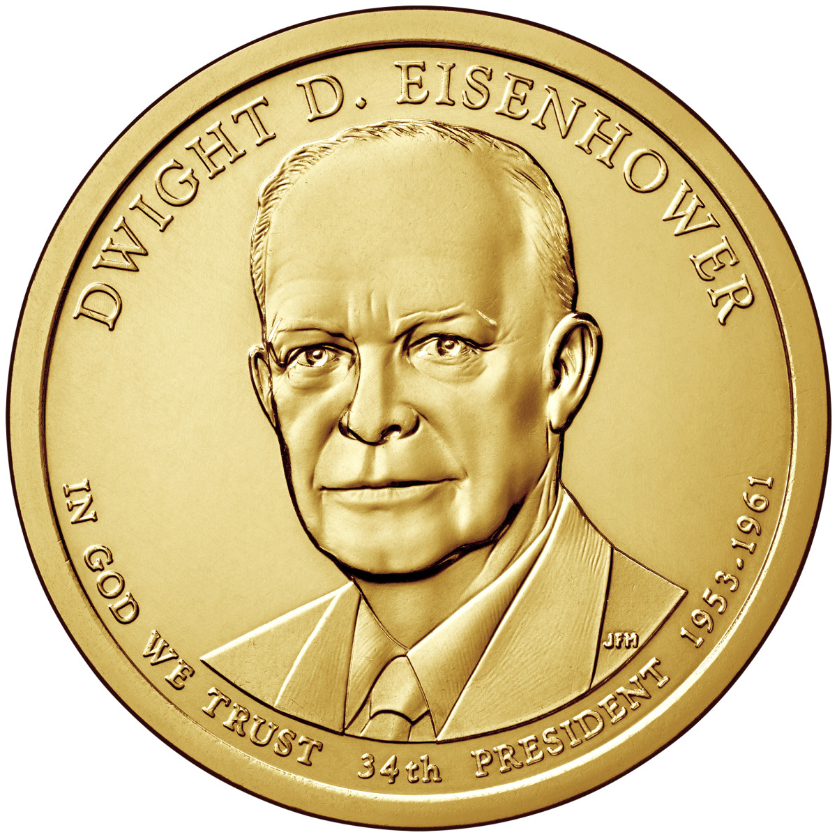 The Mint has lowered the household order limit to 2 sets for the Eisenhower Coin and Chronicles set (uncirculated Eisenhower dollar shown here).
